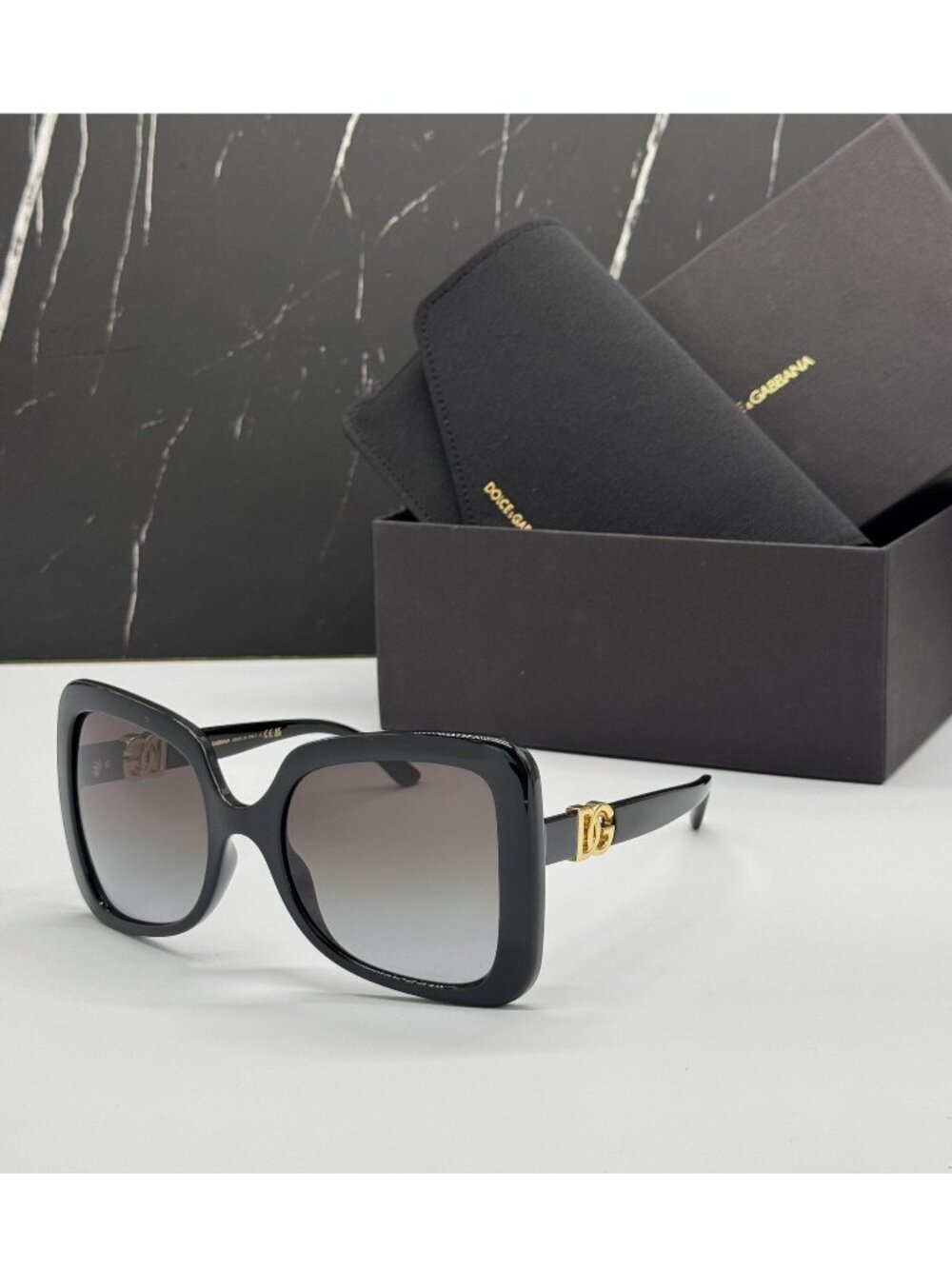 Dolce&Gabbana DG6193U 501/8G Black Butterfly Sunglasses Authentic NEW